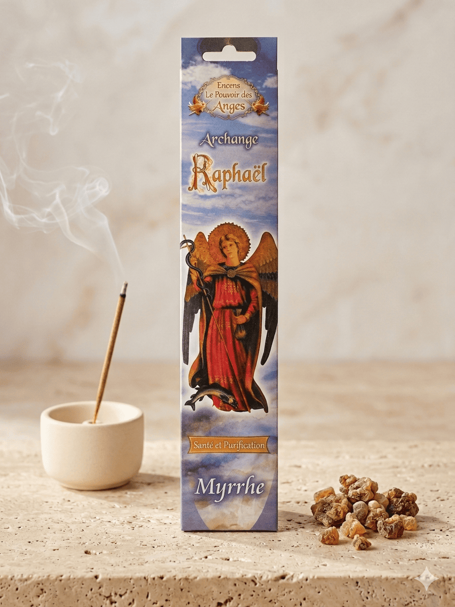 Encens Archange Raphaël à la Myrrhe – Santé et Purification