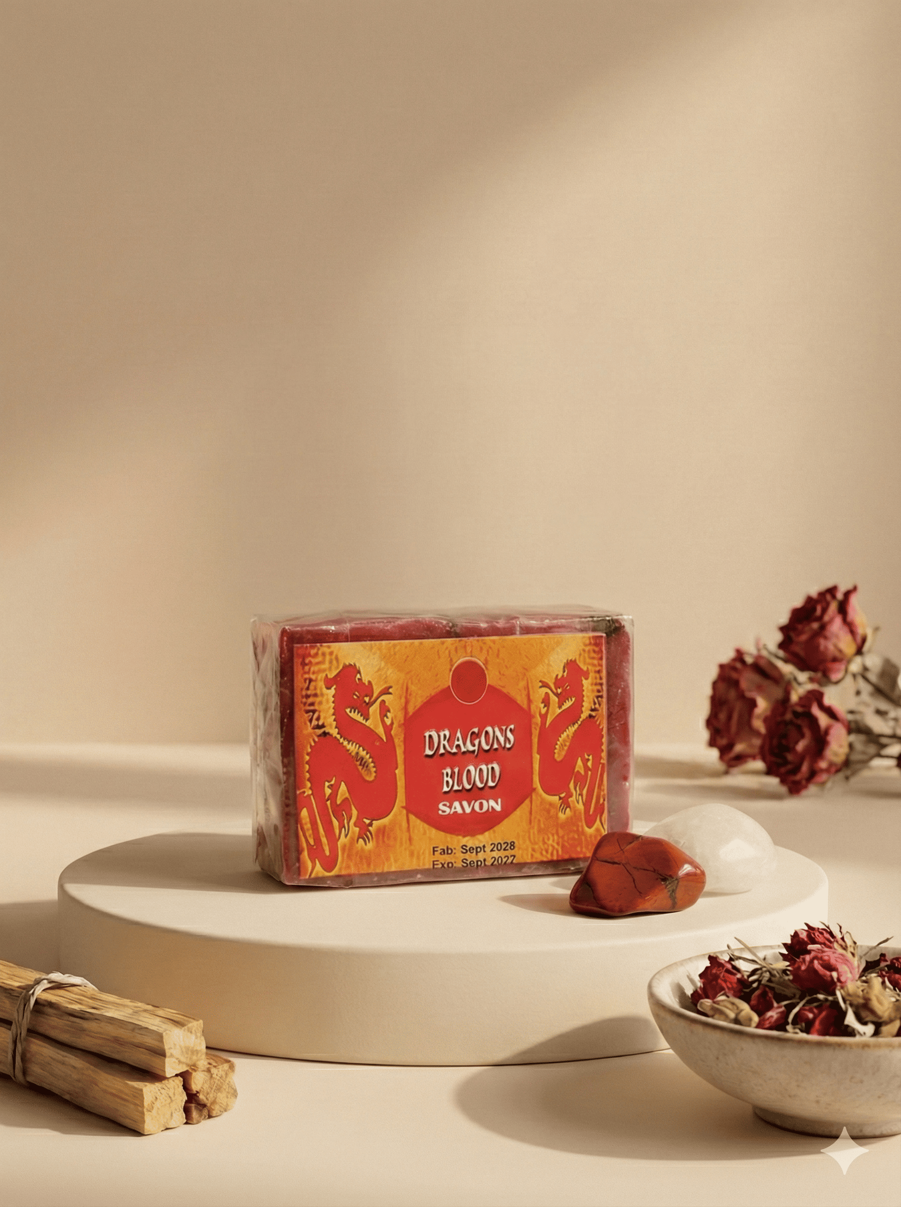Savon Spirituel Sang de Dragon (Dragons Blood) - Protection & Force - 100g