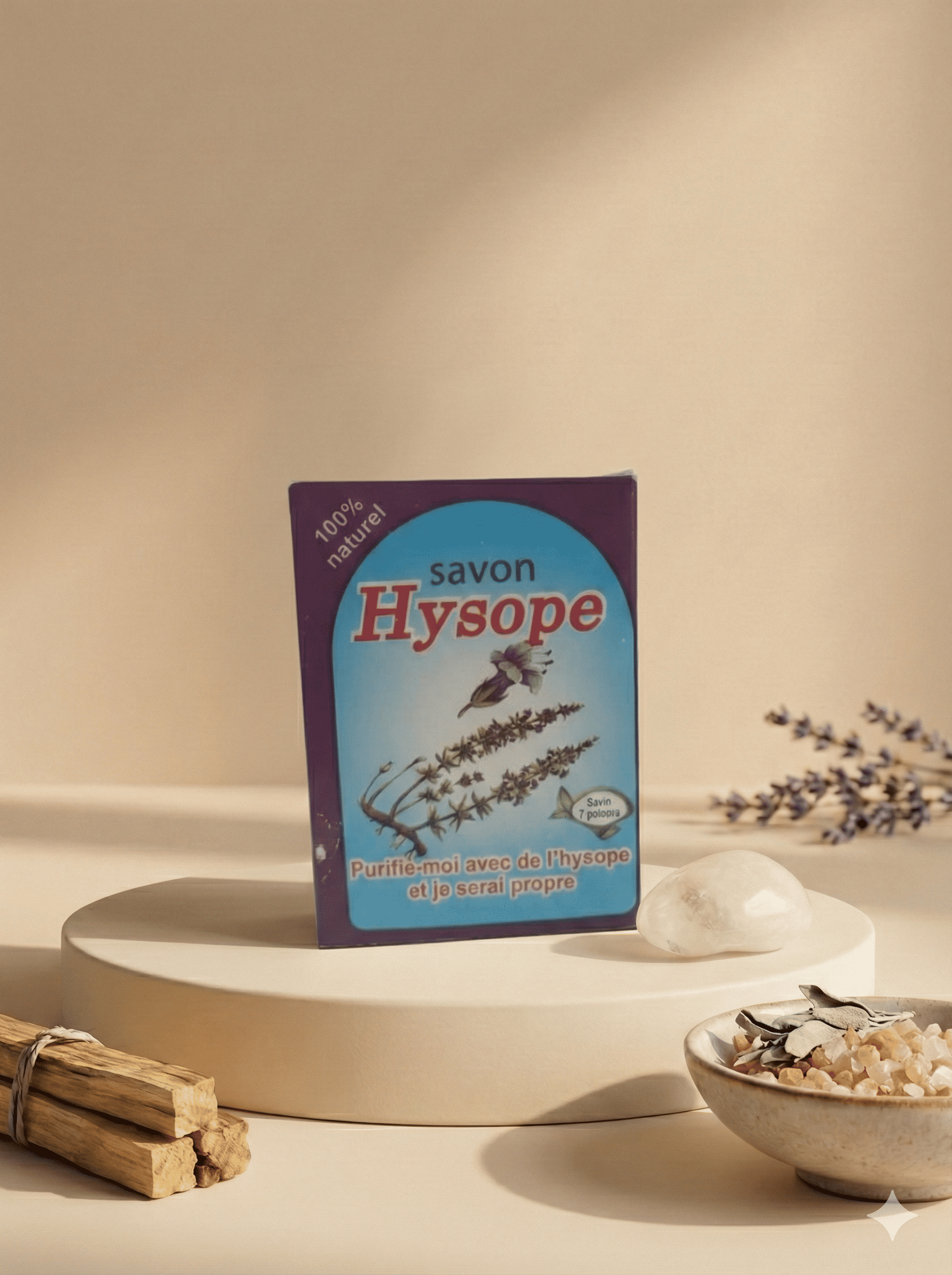 Savon Spirituel à l'Hysope - 100g