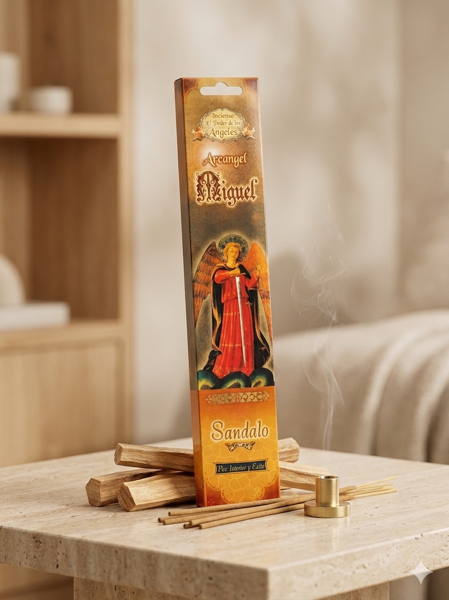Encens Archange Saint Michel au Santal – Purification, Désenvoûtement et Protection