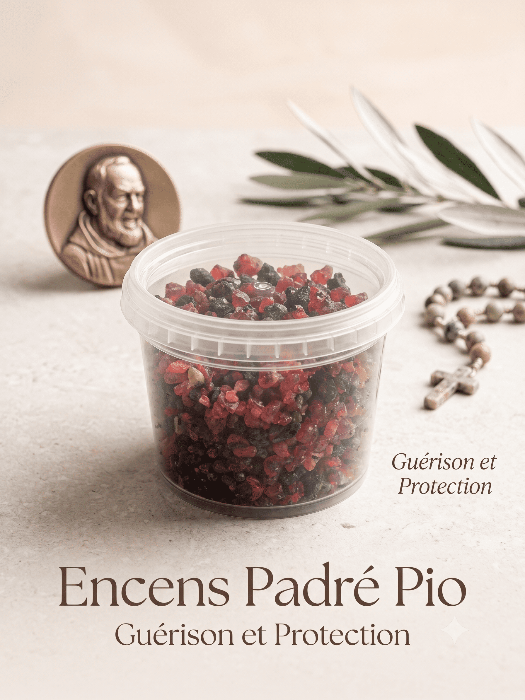 Encens en grains Padre Pio - Guérison et Protection